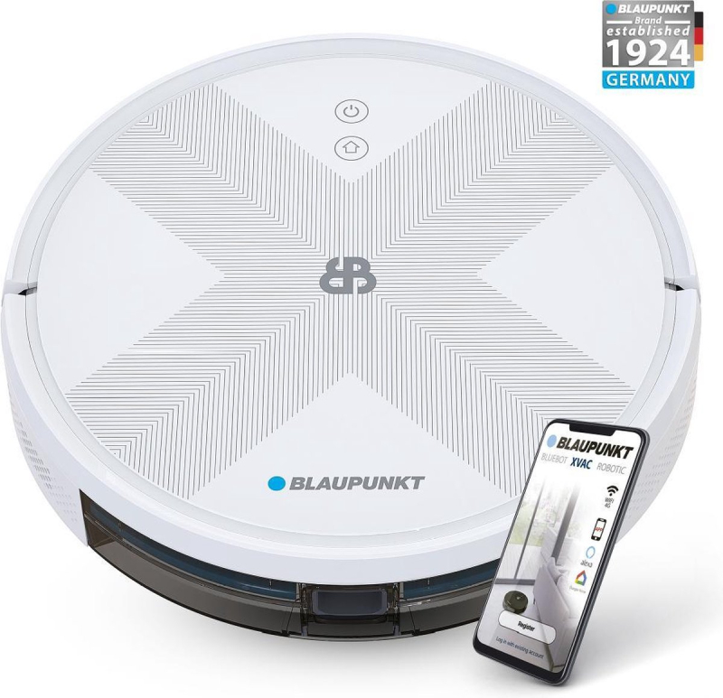 Robotický vysavač Blaupunkt Bluebot XVAC BPK-VCBB1XVW / 0,6 l / výdrž až 120 min. / bílá Varianta: ivi1