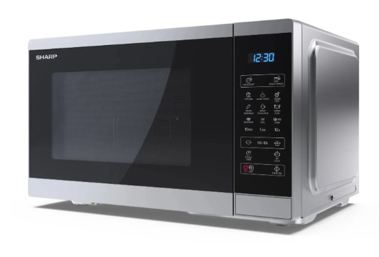 Mikrovlnná trouba s grilem Sharp YC-MG252AE-S / 1000 W / 25 l / černá/stříbrná Varianta: ivi20