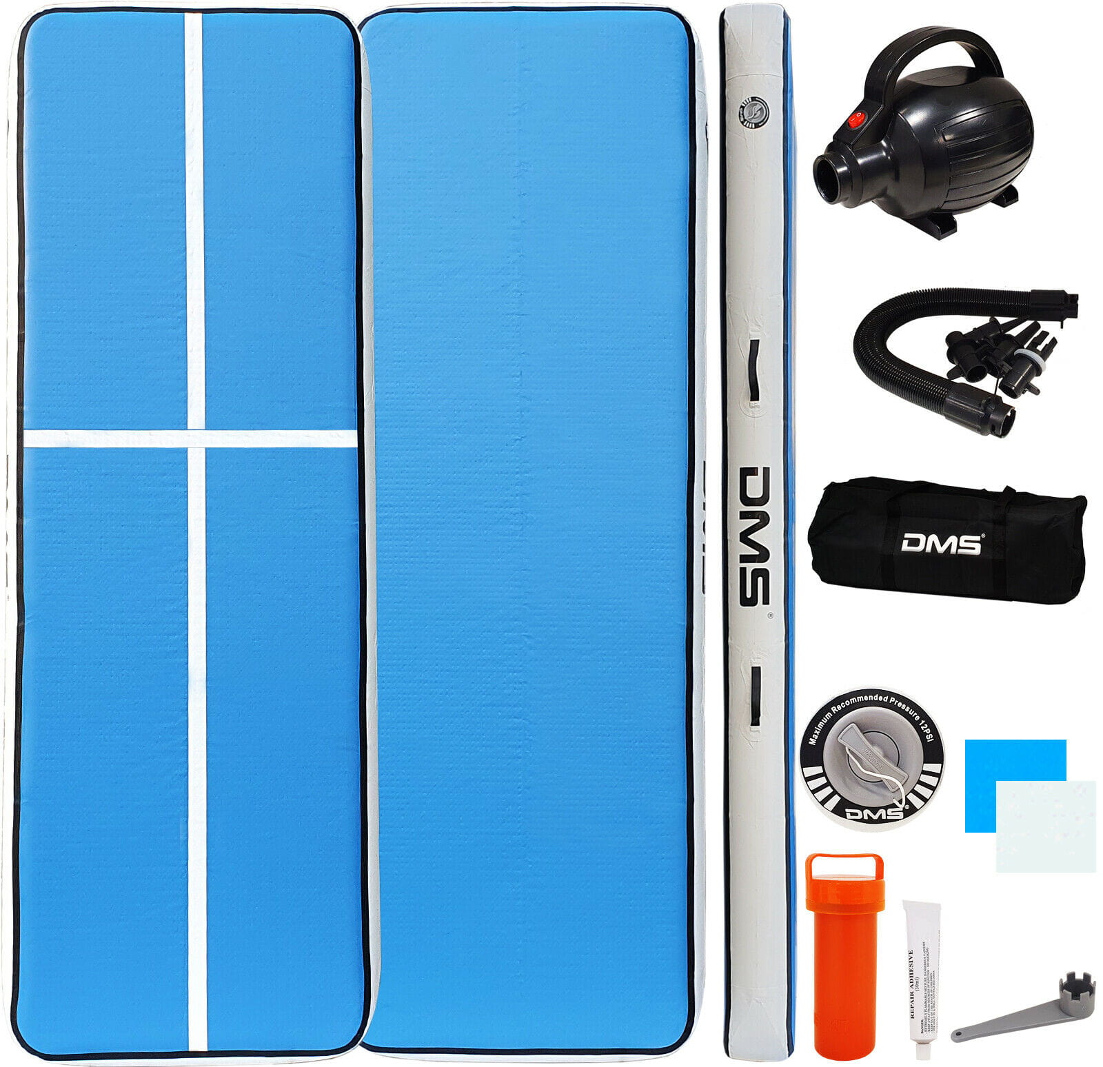 DMS Germany Gymnastická podložka DMS AT-320S Airtrack / 300 x 100 x 20 cm / černá Varianta: ivi1