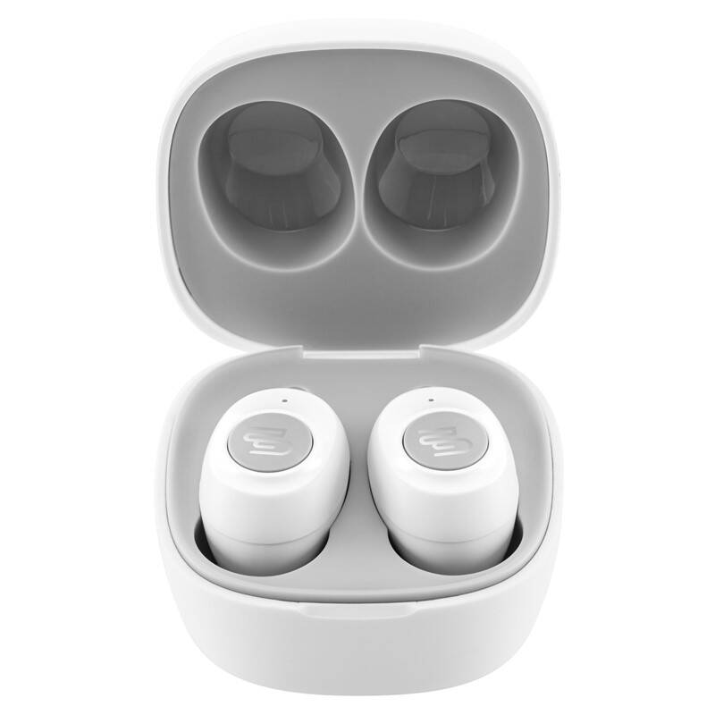 Bezdrátová sluchátka GoGEN TWS BUDDIES / 94 dB / IPX4 / 16 ohmů / 20 - 20000 Hz / bílá Varianta: ivi1