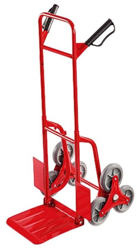 German Transportní rudl / skládací / nosnost 120 kg / ocel / červená Varianta: ivi1