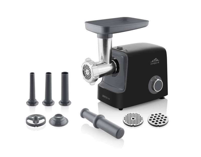 Mlýnek na maso ETA Ambo III 5075 90001 / 2200 W / 2 rychlosti / 2500 g/min. / černá/šedá Varianta: ivi2