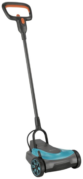 Aku sekačka Gardena HandyMower 22/18V P4A solo / BEZ AKUMULÁTORU A NABÍJEČKY / šířka řezu 22 cm / 50 m2/hod. / 30 - 55 mm / plast / šedá/tyrkysová Va…