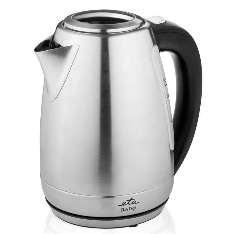 Rychlovarná konvice ETA Ela Digi 9598 90000 / 2100 W / 1,7 l / regulace teploty 40–100 °C / LED displej / nerez Varianta: ivi1
