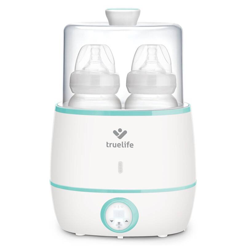 Ohřívač kojeneckých lahví TrueLife Invio BW Double / 500 W / bílá / zelená Varianta: ivi1