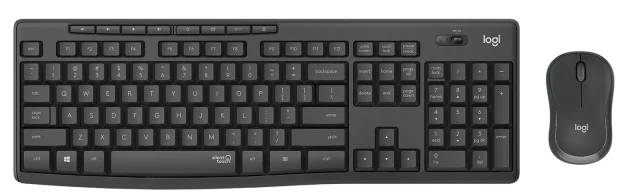 Set klávesnice s myší Logitech Wireless Combo MK295 Silent / CZ/SK / grafitová Varianta: ivi1