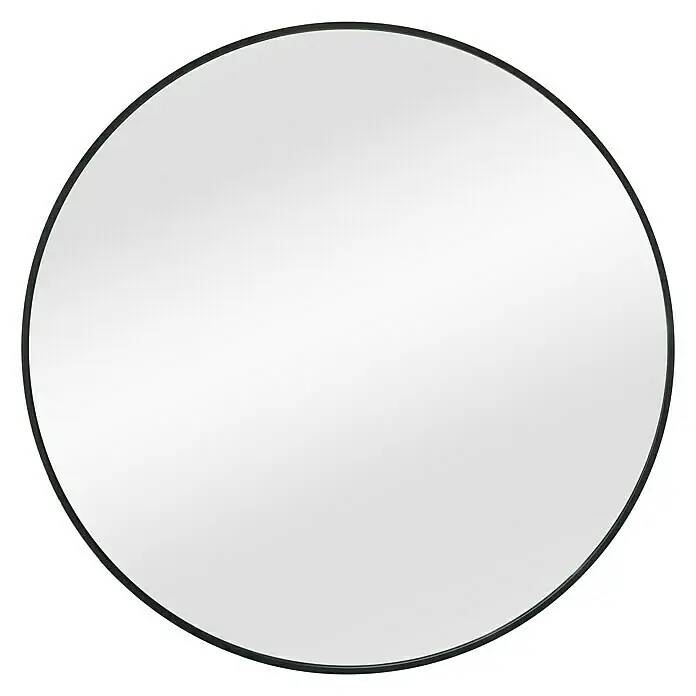 Kulaté zrcadlo Levi  O 80 cm / sklo / kov / černá Varianta: ivi1
