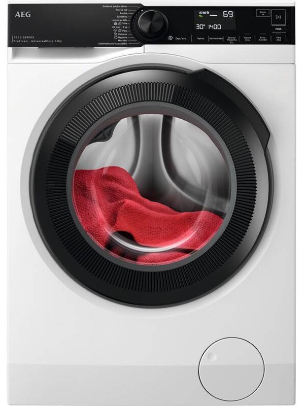 Pračka AEG UniversalDose ProSteam® 7000 LFR73844VC / 8 kg / 1400 ot./min. / bílá Varianta: ivi1