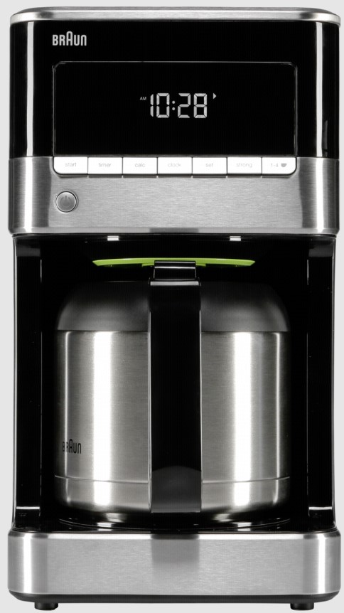 Kávovar na překapávanou kávu Braun KF 7125 PurAroma 7 / 1000 W / 1,2 l / černá/stříbrná Varianta: ivi6