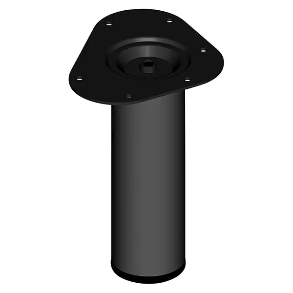 Nábytková noha Element System / 6 x 20 cm / nosnost 75 kg / ocel / černá Varianta: ivi0