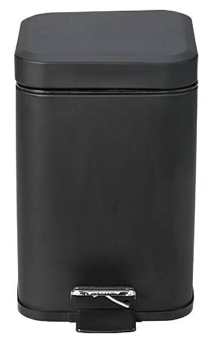 German Pedálový odpadkový koš Quadra / 3 l / kov / matná černá Varianta: ivi1