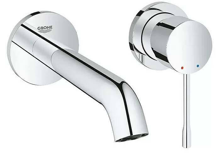 Páková podomítková umyvadlová baterie Grohe Essence M 19408001 / 2-otvorová / vysokotlaká / 5,7 l/min. / mosaz / chrom Varianta: ivi1