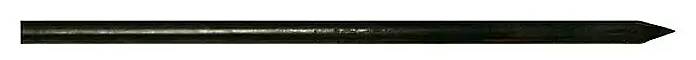 Provázková zemní tyč Heka / vhodné k uchycení vodící a zednické šňůry / 80 cm / O 1,8 cm / kovaná špička / černá Varianta: ivi4