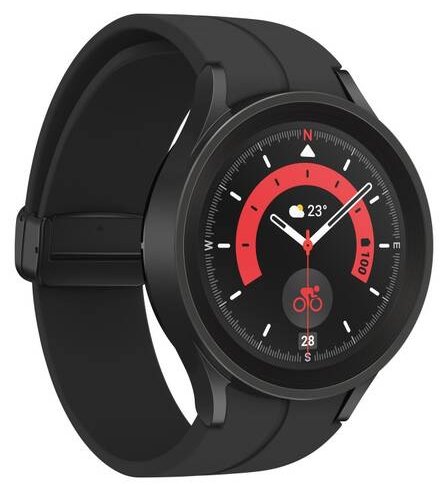 Chytré hodinky Samsung Galaxy Watch5 Pro LTE (SM-R925FZKADBT) / 45 mm / Bluetooth / Black Titanium Varianta: ivi1