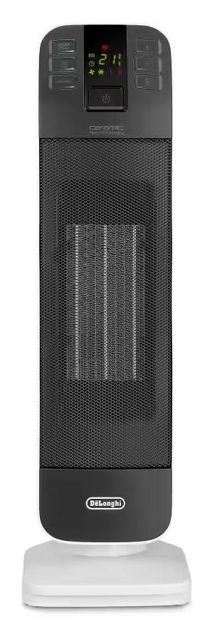 Stojanový topný ventilátor DeLonghi HFX65V20 / 2000 W / pro 60 m³ / bílá/šedá Varianta: ivi5