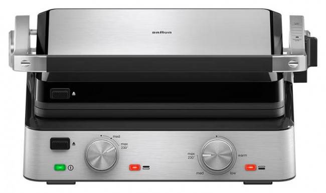 Multifunkční kontaktní gril Braun Multigrill 7 CG7020 / 29 x 23 cm / 230 °C / 2000 W / černá/nerez Varianta: ivi1