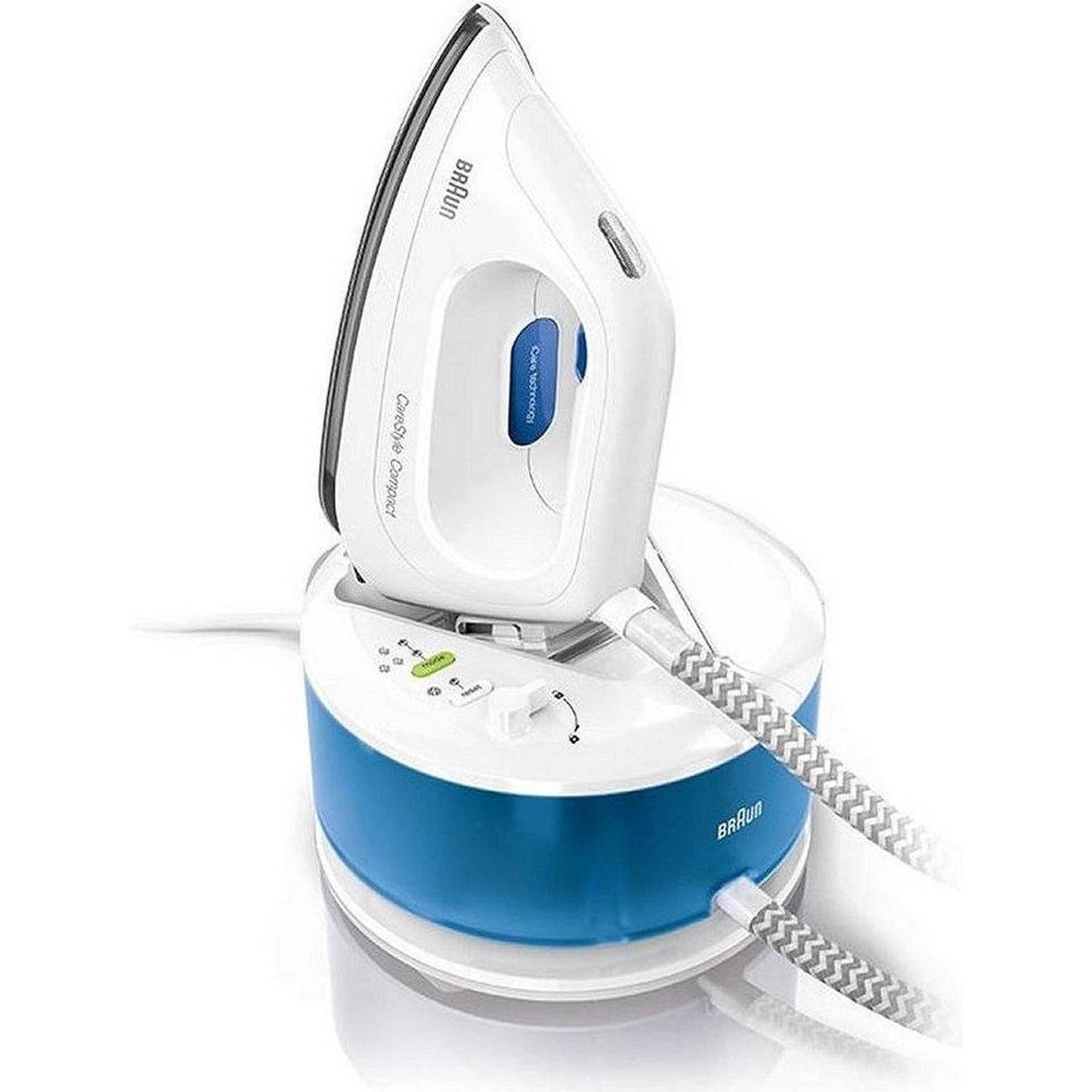 Parní generátor Braun Care Style Compact IS2143BL / 2400 W / 1,5 l / bílá/modrá Varianta: ivi1
