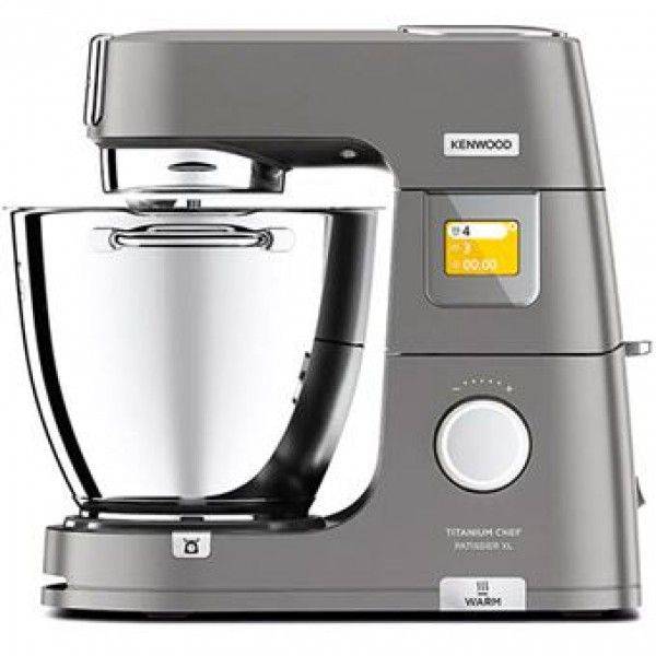 Multifunkční kuchyňský robot Kenwood Titanium Chef Patissier XL KWL90.594SI / 1400 W / 5 l/7 l / 6 programů / stříbrná Varianta: ivi1