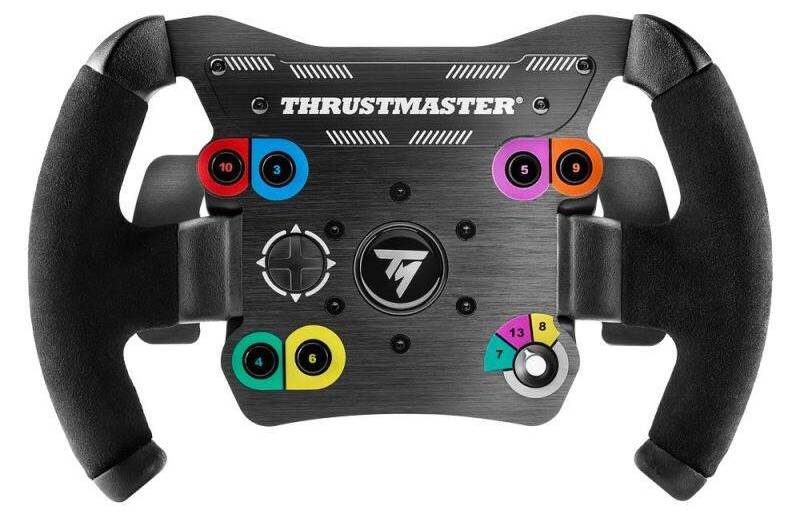 Herní volant Thrustmaster TM Open Add-On (4060114) / pro PC, PS5, PS4, XBOX ONE, Xbox Series X / Ø 28 cm / 6 tlačítek / černá Varianta: ivi1