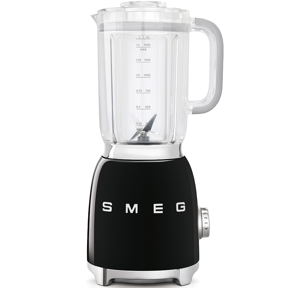 Stolní mixér Smeg 50's style BLF01BLEU / 800 W / 1,5 l / lesklá černá Varianta: ivi1