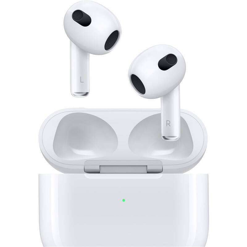 Bezdrátová sluchátka Apple AirPods 2022 (MPNY3ZM/A) s Lightning nabíjecím pouzdrem / bílá Varianta: ivi327