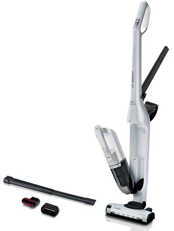 Bezsáčkový tyčový vysavač Bosch Serie 4 BCH3P2301 Flexxo Gen2 23 Vmax Serie 4 / 2 v 1 / 0,4 l / 81 dB / bílá Varianta: ivi5