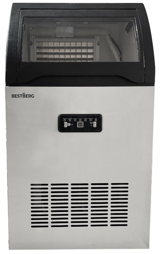 Výrobník ledu BestBerg BBCM-55 / 275 W / 55 kg/24 hod. / bílá Varianta: ivi0