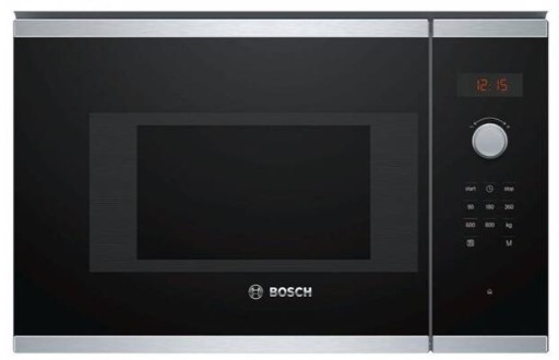 Vestavná mikrovlnná trouba Bosch BFL523MS0 / 20 l / 800 W / nerez Varianta: ivi1