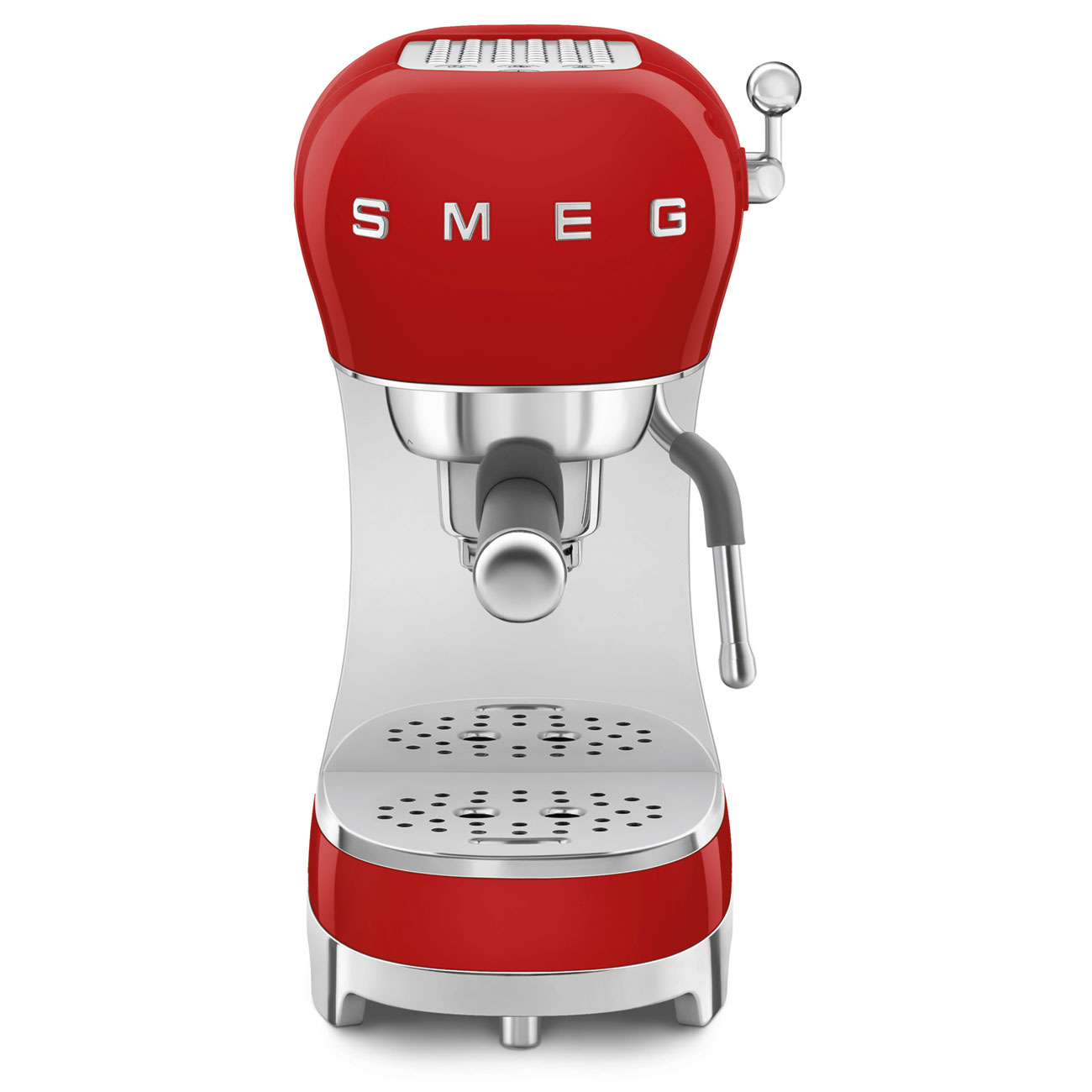 Pákový kávovar Smeg 50's style ECF02RDEU / 1350 W / lesklá červená Varianta: ivi2