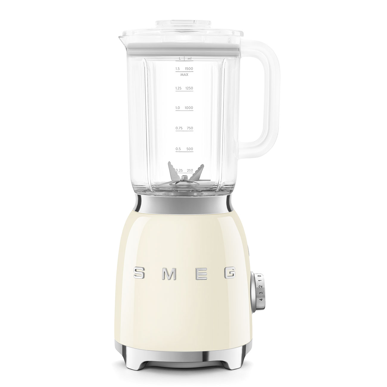 Stolní mixér Smeg 50's style BLF03CREU / 800 W / 1,5 l / lesklá krémová Varianta: ivi4