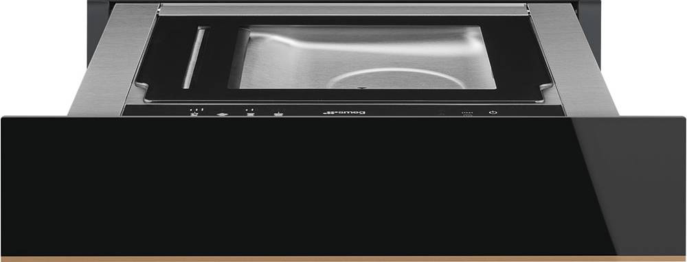 Vestavná vakuovací zásuvka Smeg Dolce Stil Novo CPV615NR / výška 15 cm / 6,5 l / 240 W / černá Varianta: ivi1