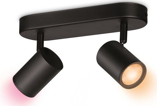 Bodové svítidlo WiZ IMAGEO Colors / 2xGU10 / kov / černá Varianta: ivi4