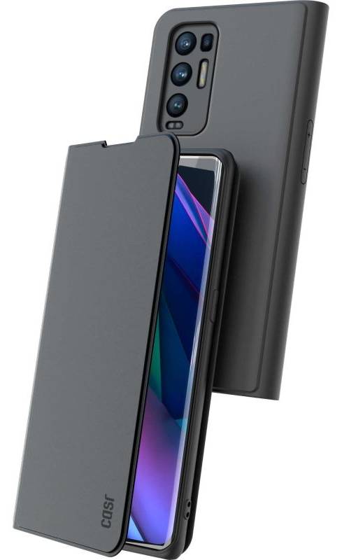 Ochranné flipové pouzdro Casr pro mobilní telefon Oppo Find X 3 Neo / slot na karty / černá Varianta: ivi9