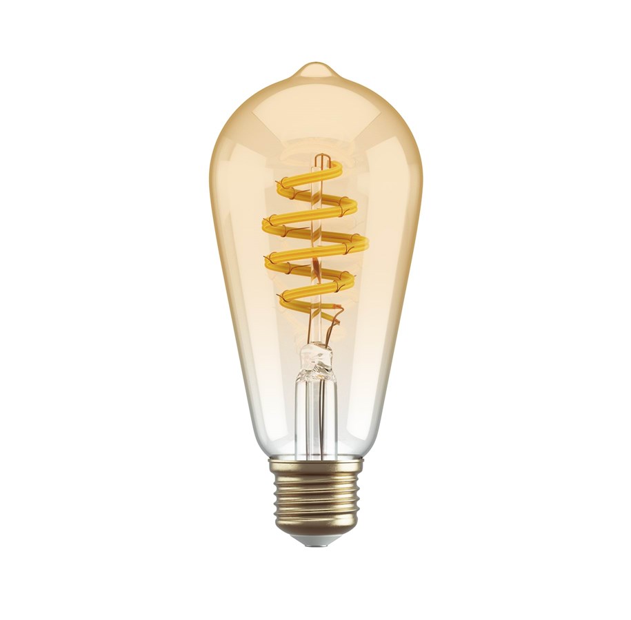 Chytrá LED žárovka Hombli Smart Bulb ST64 CCT Filament HBEB-0212 / Wi-Fi / E27 / jantarová/teplá bílá Varianta: ivi1