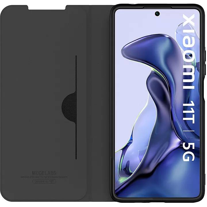 Pouzdro s klopou Modelabs pro mobilní telefon Xiaomi 11T a 11T PRO / TPU plast / černá Varianta: ivi1