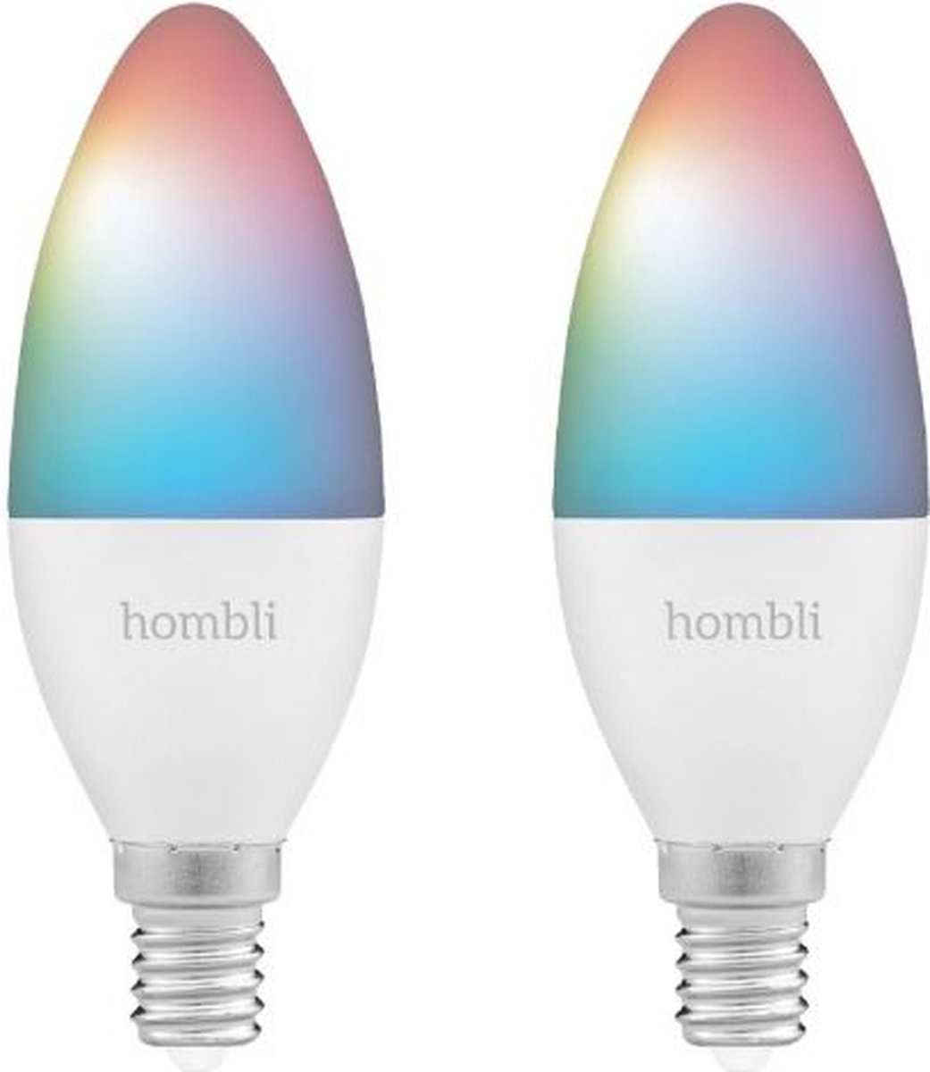 Chytrá LED žárovka Hombli Smart Bulbs RGB+CCT HBPP-0106 / E14 / 2 ks / vícebarevná Varianta: ivi2