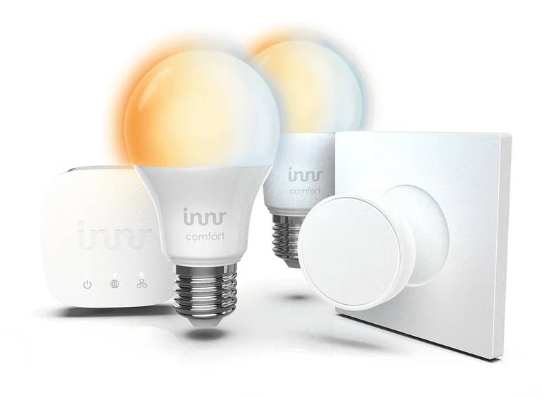 Startovací sada Innr s Bridge + 2x žárovka Comfort + Smart Button UK Varianta: ivi4