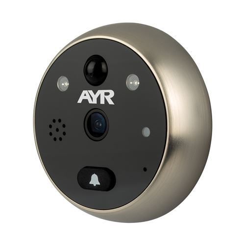 Digitální dveřní kukátko AYR 760 se záznamem / Wi-Fi / 110º / nikl Varianta: ivi1