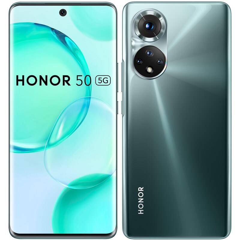 Mobilní telefon Honor 50 5G / 6GB/128GB / 6,57" (16,7 cm) OLED displej / zelená Varianta: ivi1