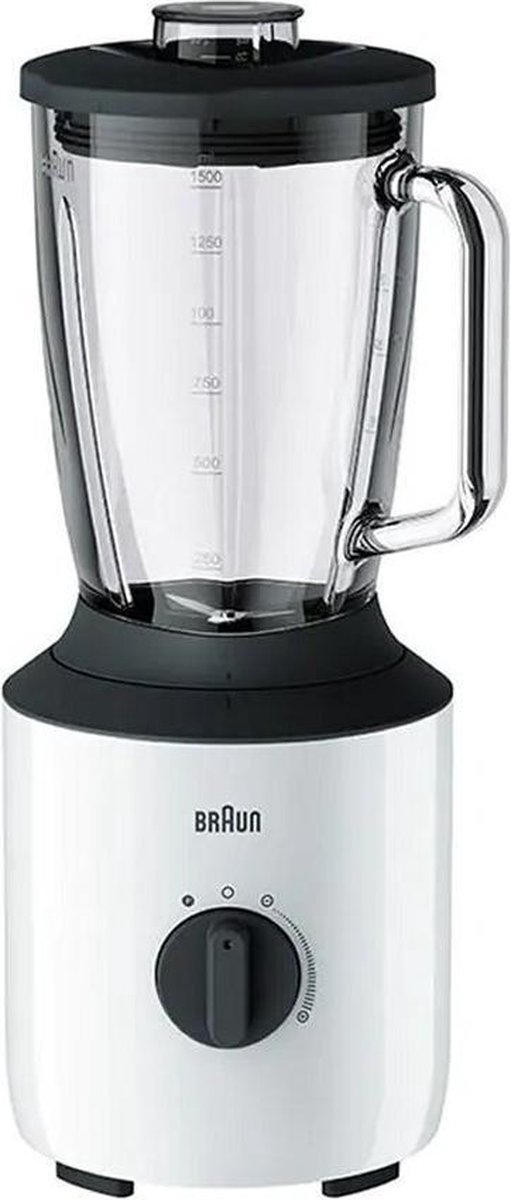 Stolní mixér Braun PowerBlend 3 JB3150WH / 800 W / 1,5 l / bílá Varianta: ivi1