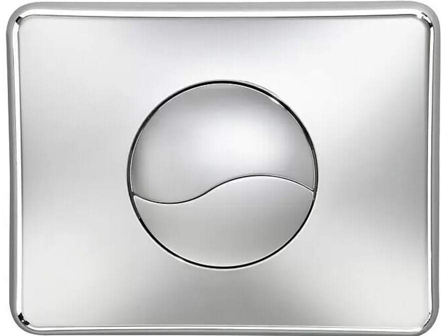 Ovládací tlačítko k WC Siamp V800 / plast /  lesklý chrom Varianta: ivi1