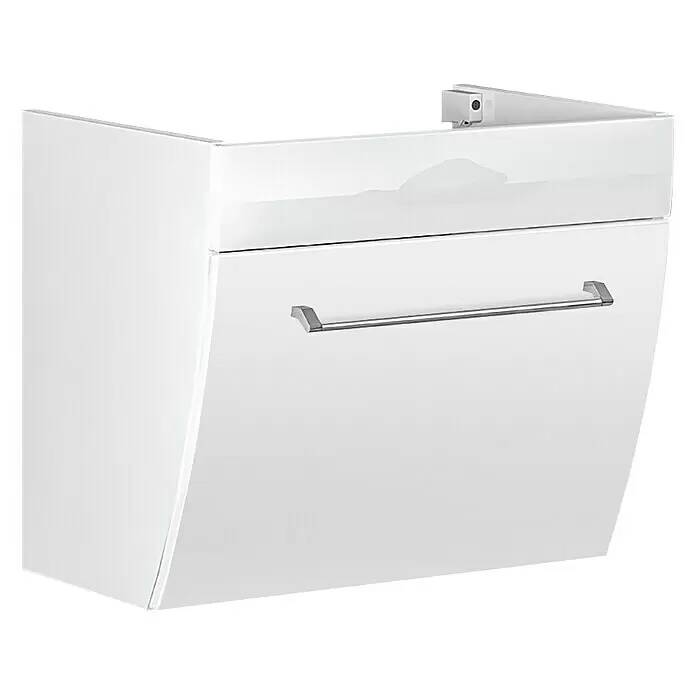 German Skříňka pod umyvadlo Orion / 52,5 × 59,7 × 45,5 cm / lesklá bílá Varianta: ivi2