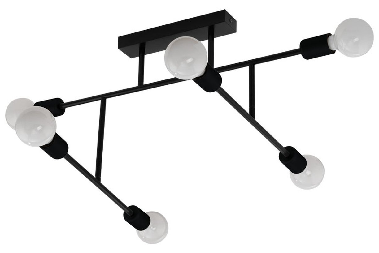 Stropní svítidlo Eglo Belsiana / 40 W / patice E27 / černá Varianta: ivi0