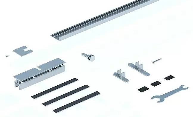 Systém upínání posuvných dveří Knauf Pocket Kit / nosnost 120 kg / ocel Varianta: ivi2