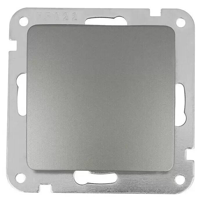 Zapuštěný spínač Voltomat Diva 10 A / lesklá stříbrná Varianta: ivi1