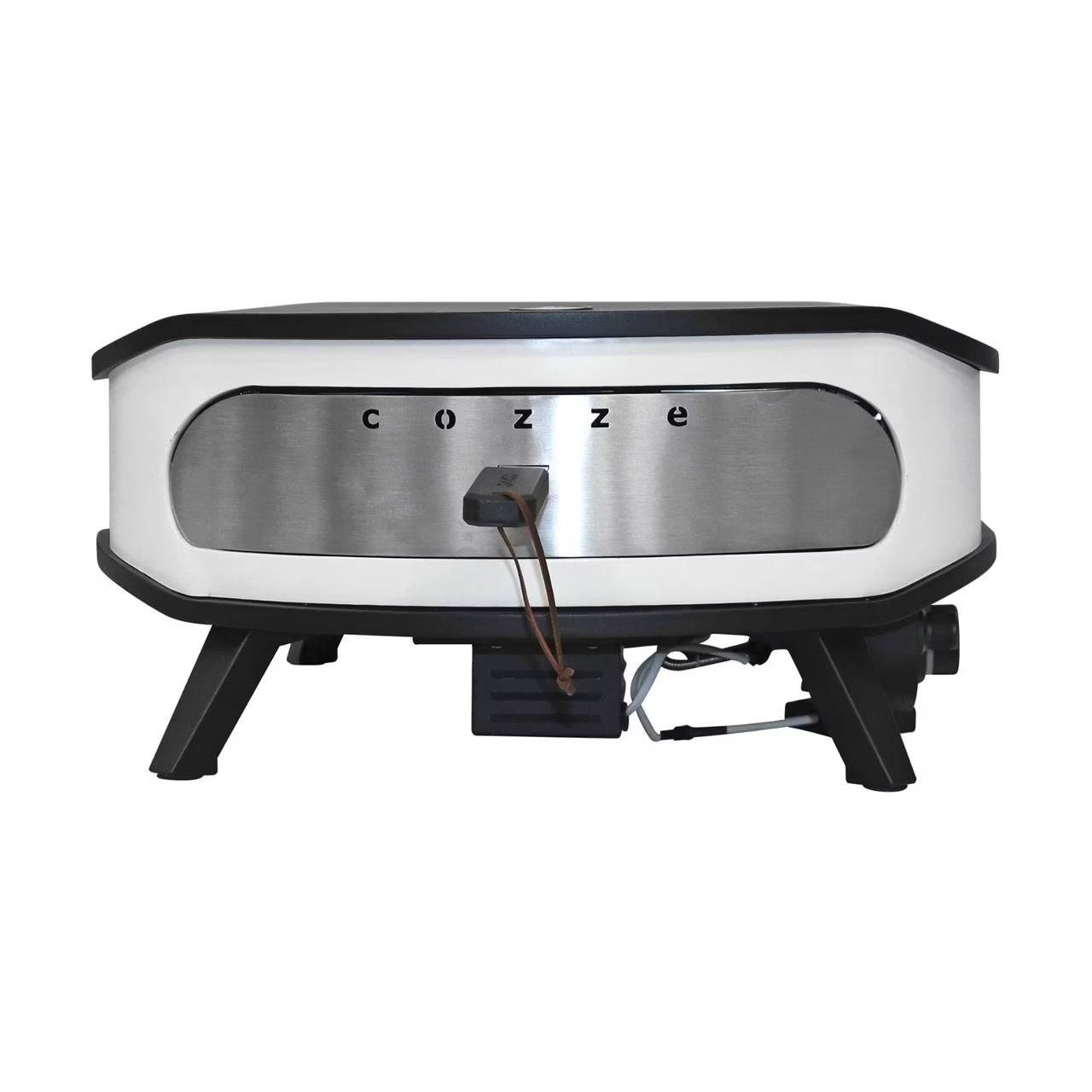 Plynová pec na pizzu Cozze s otočným kamenem 42,5 cm / 450 °C / bílá/černá Varianta: ivi1