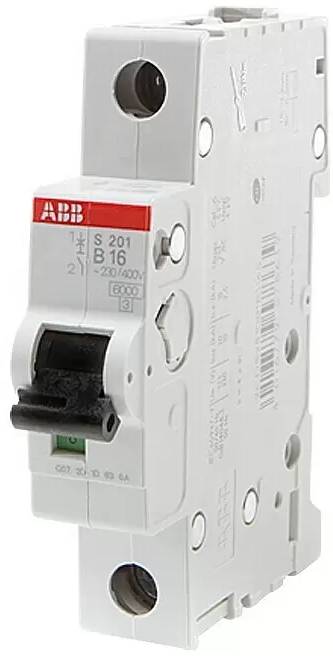 Jistič ABB System pro M S201 B16A / 10 ks / IP20 / bílá Varianta: ivi2