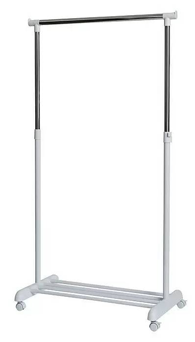 Stojanový věšák Store It / 101 - 165 cm / kov / bílá/stříbrná Varianta: ivi1