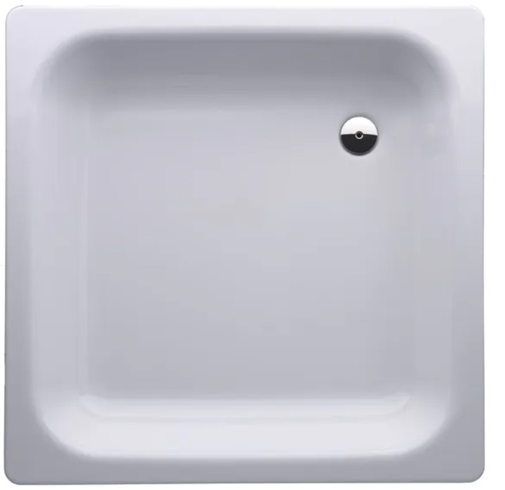 Sprchová vanička Sanicomfort / 90 x 90 x 16 cm / smaltovaná ocel / bílá Varianta: ivi3