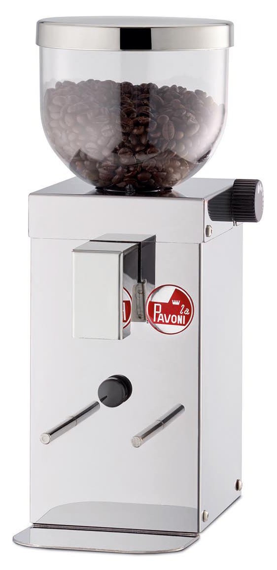 Mlýnek na kávu La Pavoni Kube Mill LPGKBM01EU / 300 g / stříbrná Varianta: ivi1